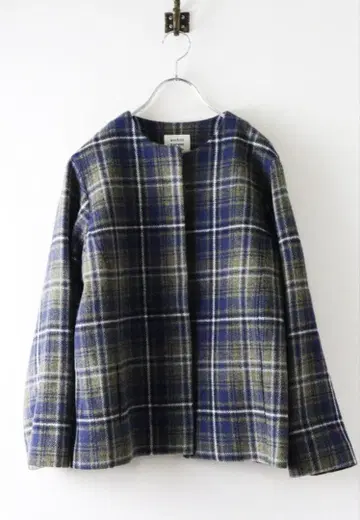 아틀리에 나루세 노카라 체크 자켓 atelier naruse