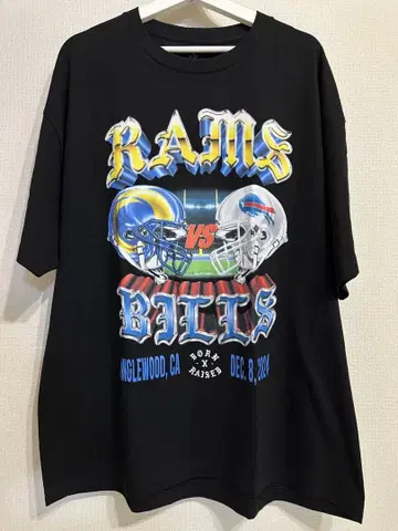 NFL 로스앤젤레스 램스 본 레이즈드 티셔츠