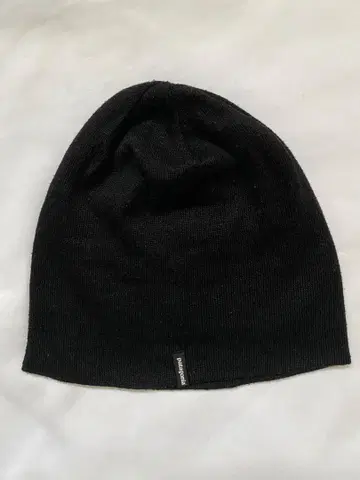 파타고니아 니트 모자 블랙