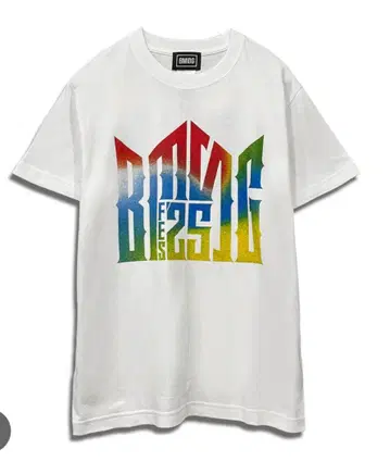 BMZGFES25 T셔츠 화이트 L 사이즈