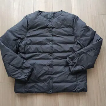 새상품급 무인양품 노카라 다운 자켓 L