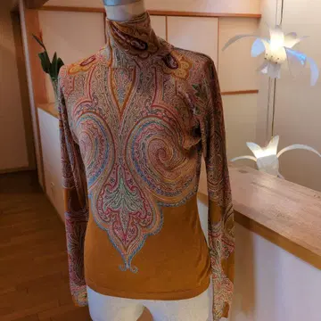 ETRO 페이즐리 무늬 긴팔 니트