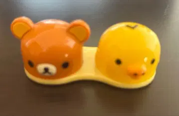 리락쿠마와 키이로이토리 콘택트 렌즈 케이스