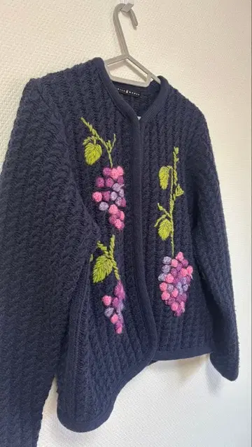 CHILD WOMAN 네이비 긴팔 가디건