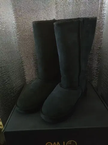 EMU 블랙 롱 어그 부츠