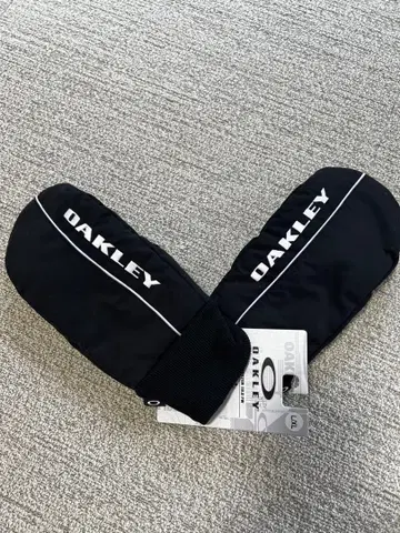OAKLEY 블랙 미튼 골프 L~XL