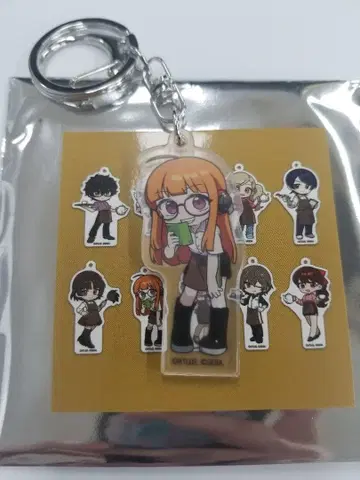한국 한정 페르소나 5 애니플러스 콜라보 아크릴 키링 사쿠라 후타바