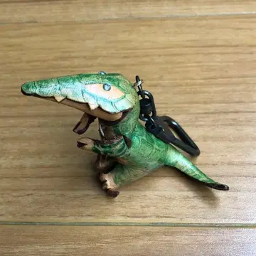 고양이 다얀의 천연 가죽 키링 이반 악어