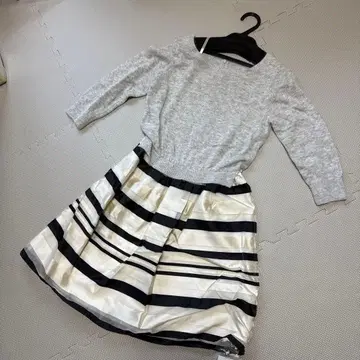 Rirandture 그레이 오간자 원피스