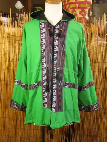 배송비 포함 1새상품*코튼 소재*리버서블*코끼리 라인*후드 부착*아우터