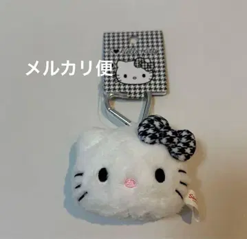 헬로키티 페이스형 마스코트 범규 카라비너 봉제 인형