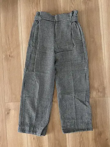 ships 체크 무늬 와이드 팬츠 38