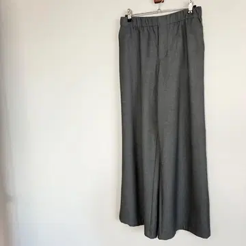 UNIQLO C 와이드 팬츠 그레이 사이즈 S