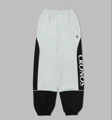 CRONOS 조거 팬츠 여성용 화이트/블랙 M