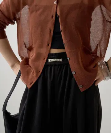 Nowhere 저지 와이드 팬츠