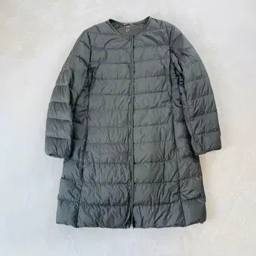 [UNIQLO] 울트라 라이트 다운 롱 코트 XL 사이즈 카키색 XL