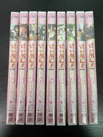 미개봉품 케이온!! 2기 전9권 DVD 세트