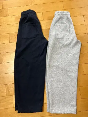 유니클로 맨투맨 와이드 팬츠 XS 2장 세트
