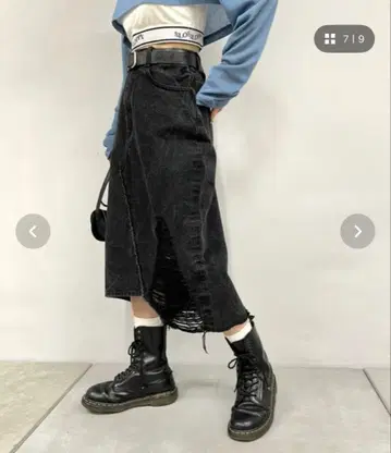 WHO'S WHO gallery 데님 스커트