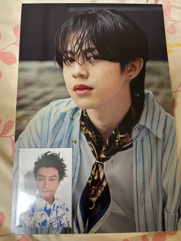 리루 난바 아오조라 타워 레코드 추첨 전시 패널