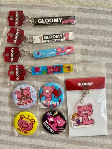 GLOOMY 키링 캔뱃지