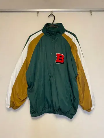 스포티 그린 자켓 B 자수