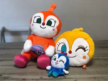 호빵맨 캐릭터 봉제 인형 세트