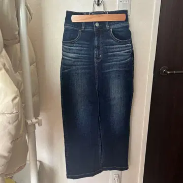 AZUL 데님 플레어 스커트