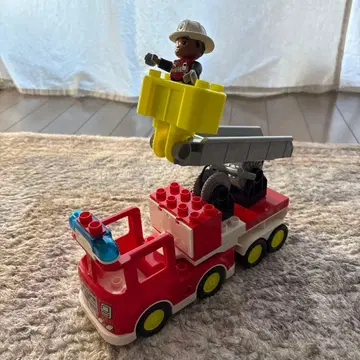 LEGO 듀플로 소방차 세트 (사다리 포함)