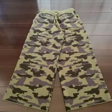 BEEDEN 카모플라쥬 허리밴딩 가우초 팬츠