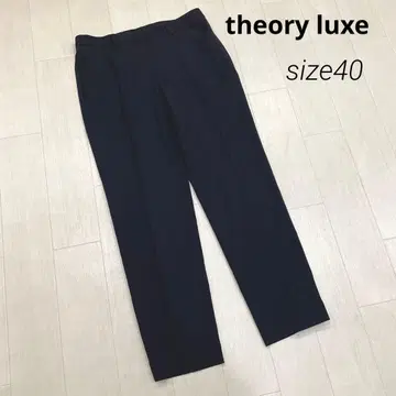 미사용 theory luxe 띠어리 럭스 테이퍼드 팬츠 40 블랙