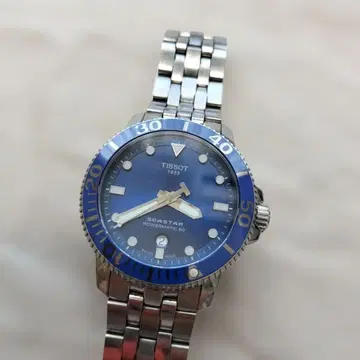 TISSOT 티쏘 T 스포츠 시스타1000 자동 와인딩 오토 블루