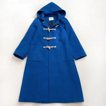 BEAMS BOY 멜톤 롱 더플 코트 F 토글 후데트