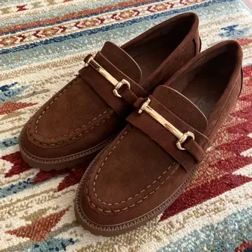 Mazell 브라운 스웨이드 로퍼 새상품