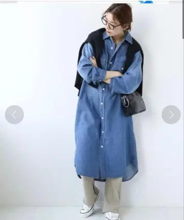 저널 스탠다드 리룸 데님 셔츠 원피스