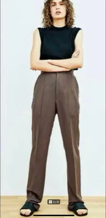 THE SHINZONE 신존 린넨 레이온 코먼 팬츠 32