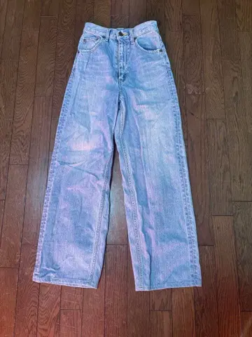 AZUL BY MOUSSY 라이트 블루 와이드 팬츠