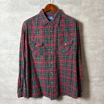 Norman Rockwell HABAND 플란넬 셔츠 웨스턴 XL