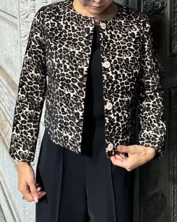 JENNE 제누 어른 레오파드 자켓