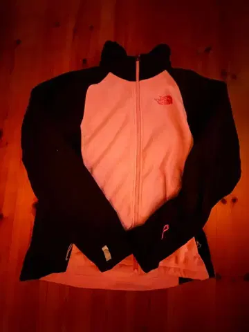 THE NORTH FACE 플리스 자켓 핑크/블랙 y2k