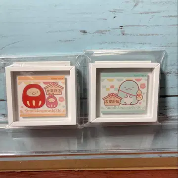 다자이후 스미코구라시당 미니 프레임 마그넷 세트 토카게 돈카츠 달마