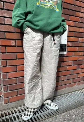 로데오 크라운 와이드보울 WEB 한정판 스타 퀼팅 팬츠 택 포함 새상품