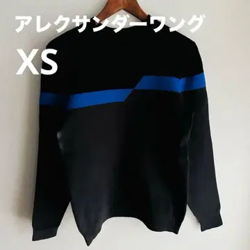 알렉산더왕 스트라이프 크루넥 맨투맨