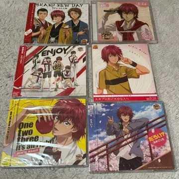 테니스의 왕자님 캐릭터송 CD 마루이 분타 6장 묶음 판매 미개봉 새상품