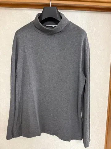 SUNSPEL 코튼 터틀넥 티셔츠