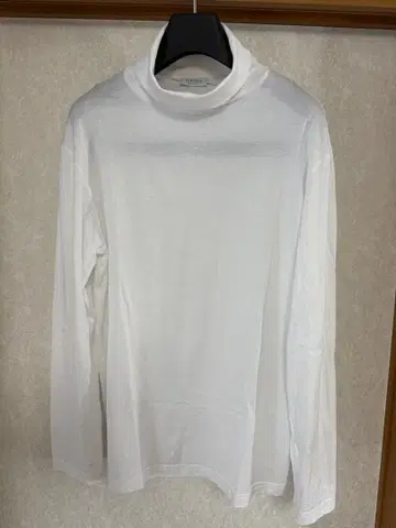 SUNSPEL 코튼 터틀넥 티셔츠