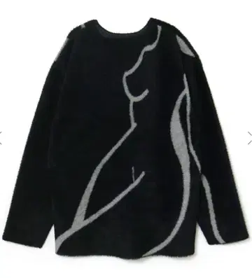 Melt the lady 뉘앙스 바디 헤비 니트 상의