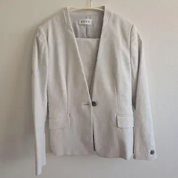 PLST 노카라 자켓 팬츠