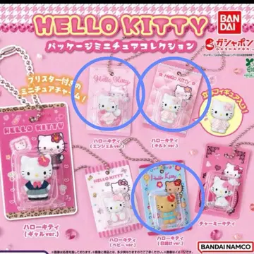 헬로키티 패키지 미니어처 컬렉션 3종 선탠 키티