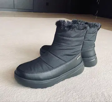 방한 스노우부츠 숏 S 사이즈 블랙